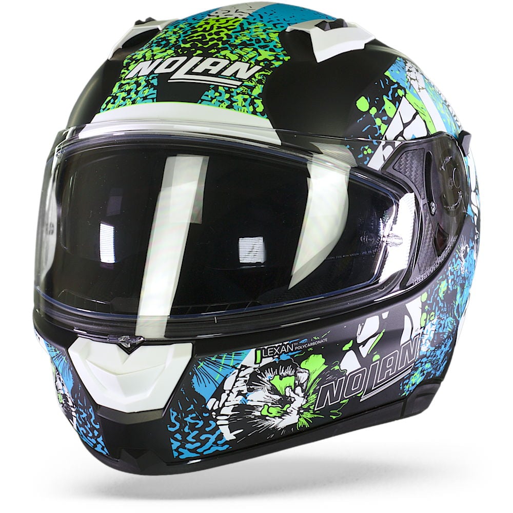 Image of Nolan N60-6 Eufor 30 Flat Black Full Face Helmet Size 2XL EN
