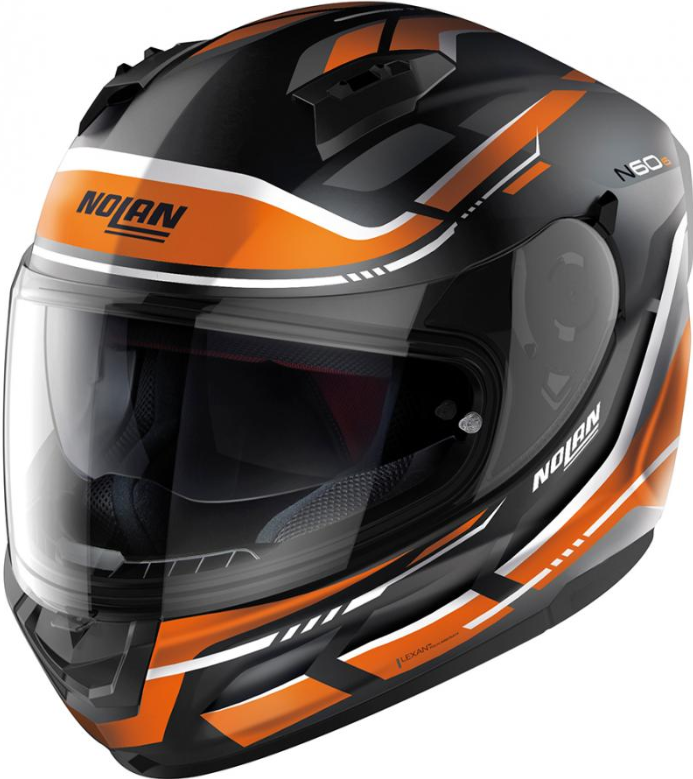 Image of Nolan N60-6 Lancer 63 Flat Black Full Face Helmet Size S ID 8030635656350