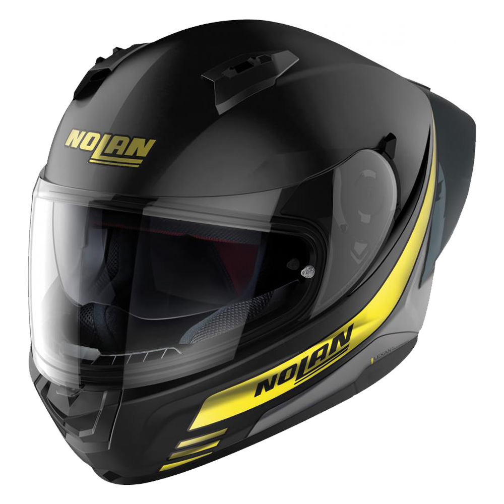 Image of Nolan N60-6 Sport Outset 022 Flat Black Yellow Full Face Helmet Size M EN