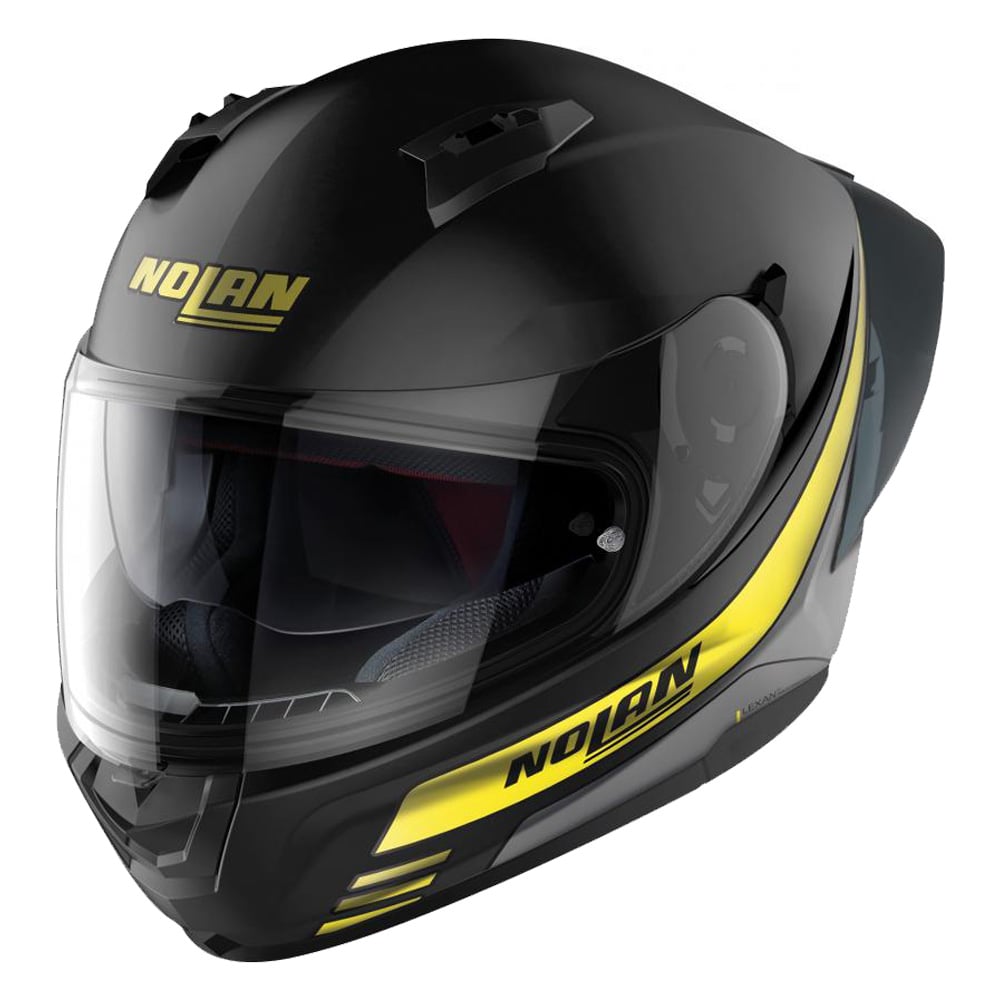Image of Nolan N60-6 Sport Outset 022 Flat Black Yellow Full Face Helmet Size XL ID 8054945034561