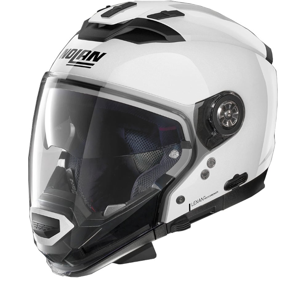 Image of Nolan N70-2 GT Classic 5 Metal White ECE 2206 Multi Helmet Talla XL