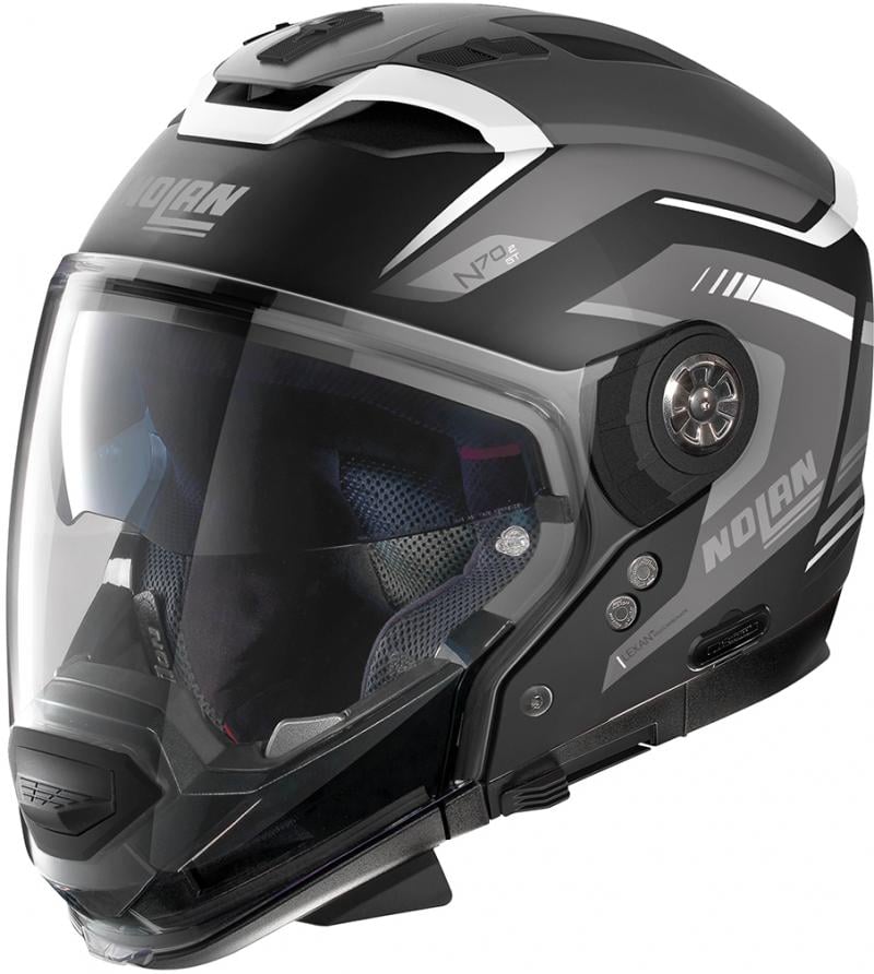 Image of Nolan N70-2 Gt Switchback 57 Flat Black Multi Helmet Size S EN