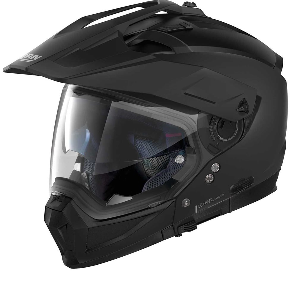 Image of Nolan N70-2 X Classic 10 Flat Black ECE 2206 Multi Helmet Size 2XL ID 8054945007312