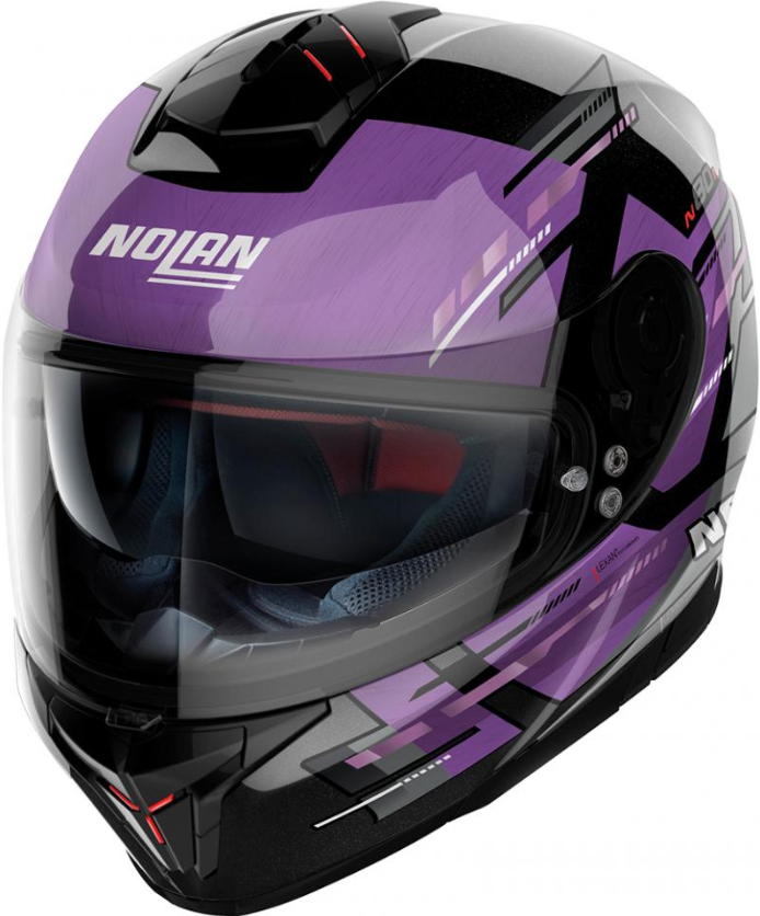 Image of Nolan N80-8 Meteor 70 Metal Black Full Face Helmet Size XS EN
