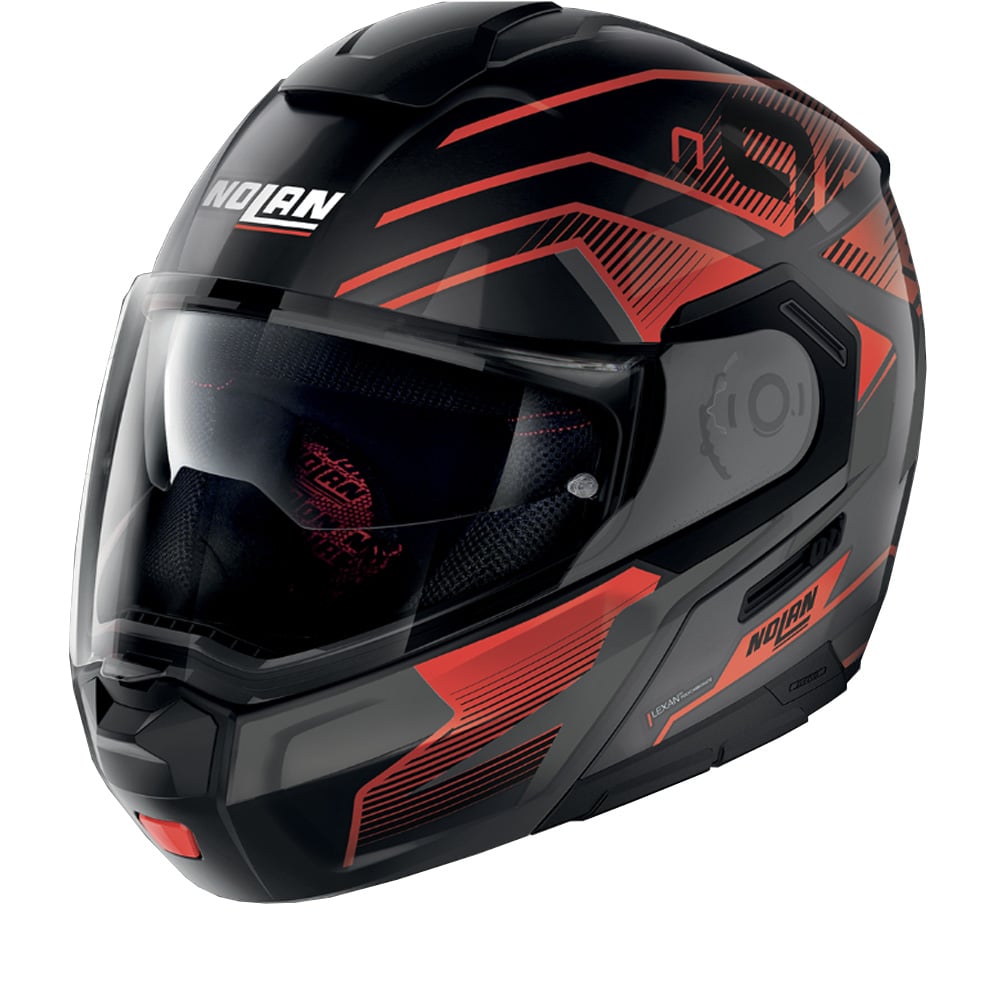 Image of Nolan N90-3 Comeback 44 Metal Black ECE 2206 Modular Helmet Size L EN