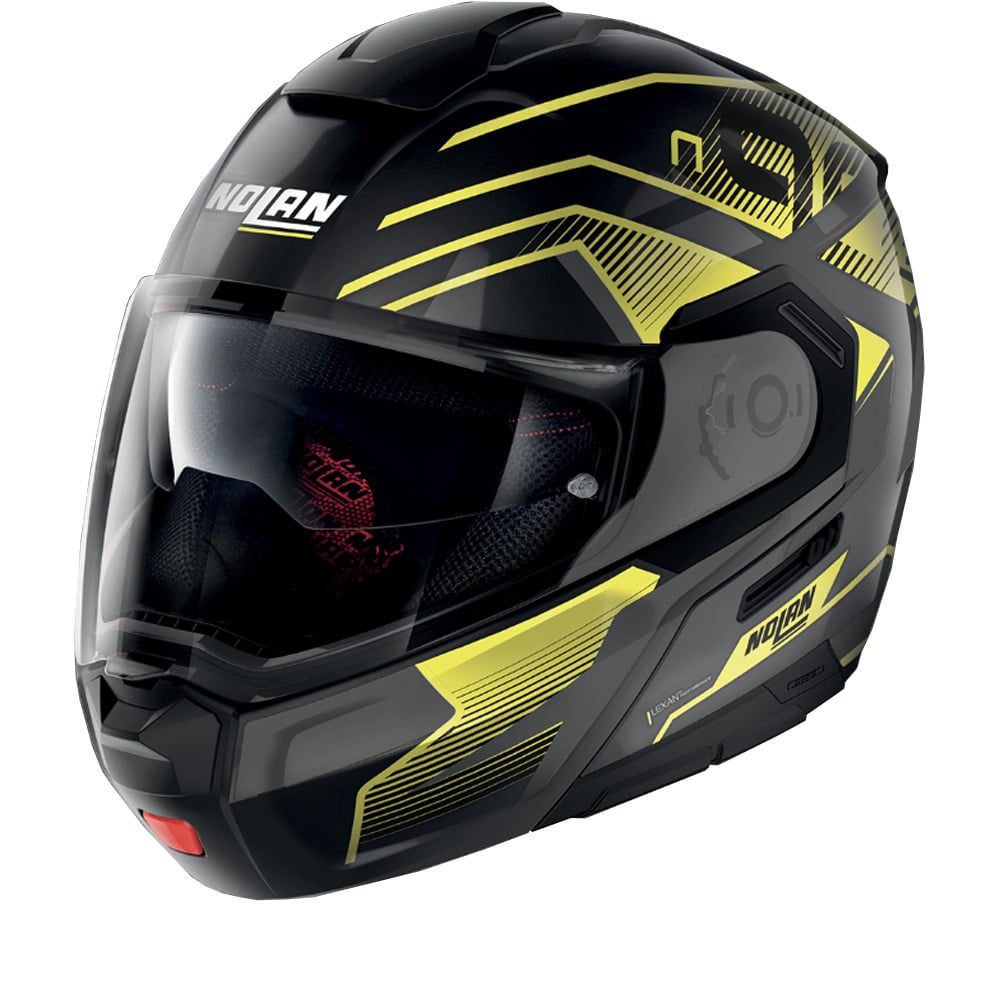 Image of Nolan N90-3 Comeback 45 Metal Black ECE 2206 Modular Helmet Size 2XL ID 8054945010398