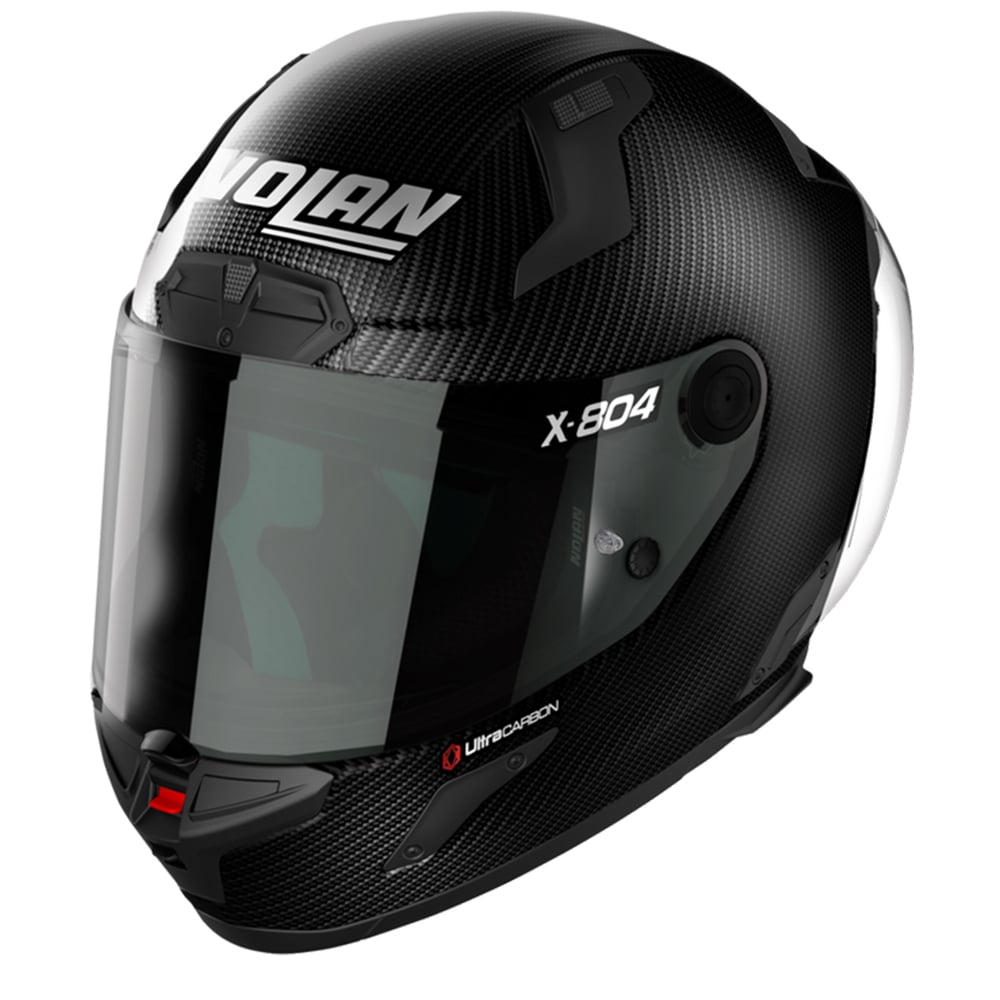 Image of Nolan X-804 RS Ultra Carbon Puro 002 Flat Carbon Full Face Helmet Size 2XL ID 8054945039467