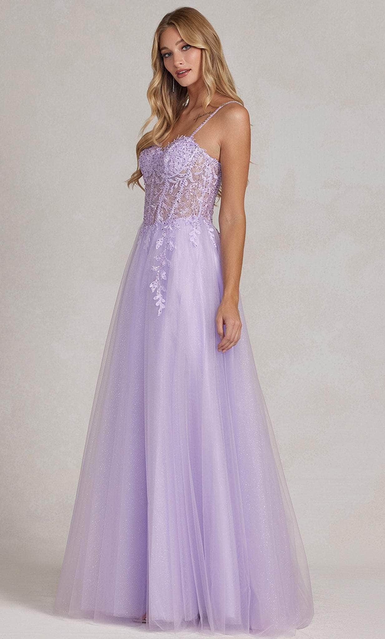 Image of Nox Anabel F1087 - Sheer Sweetheart Prom Gown