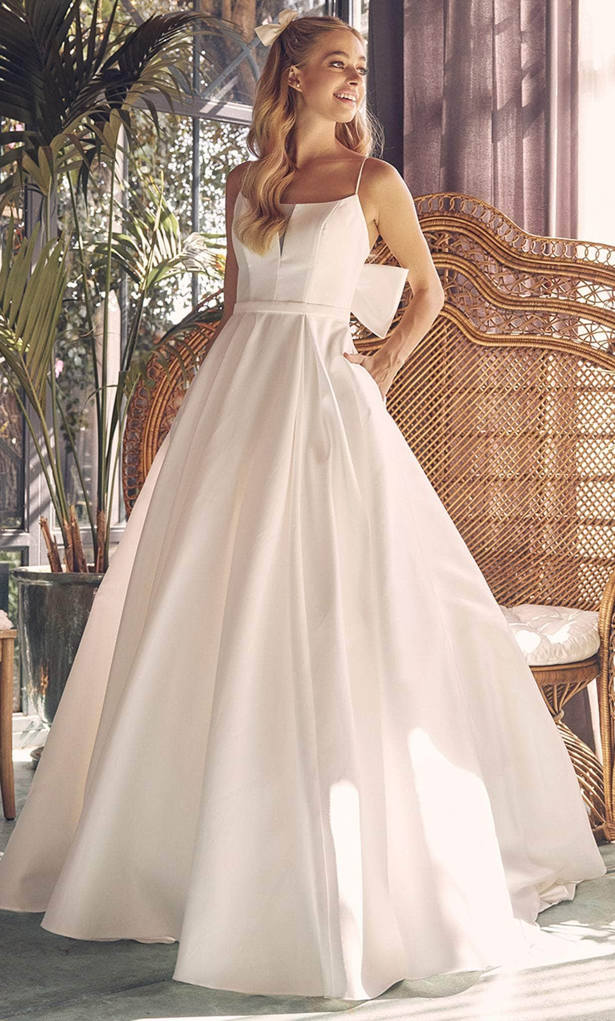 Image of Nox Anabel JE968 - Bow-Detailed Back Full Volume Gown