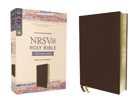 Image of Nrsvue Holy Bible with Apocrypha Leathersoft Brown Comfort Print