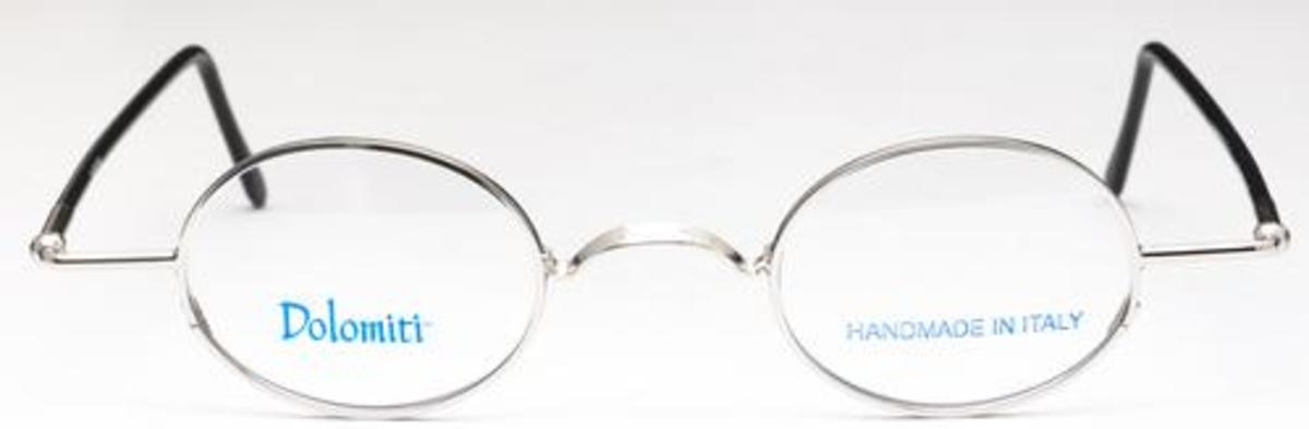 Image of OC 3/P Eyeglasses Shiny Silver with Black Polo Temples