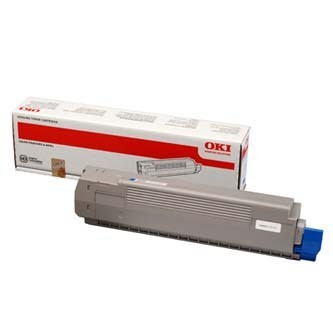 Image of OKI 44643003 azuriu (cyan) toner original RO ID 3663