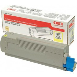 Image of OKI 46471101 galben (yellow) toner original RO ID 10829