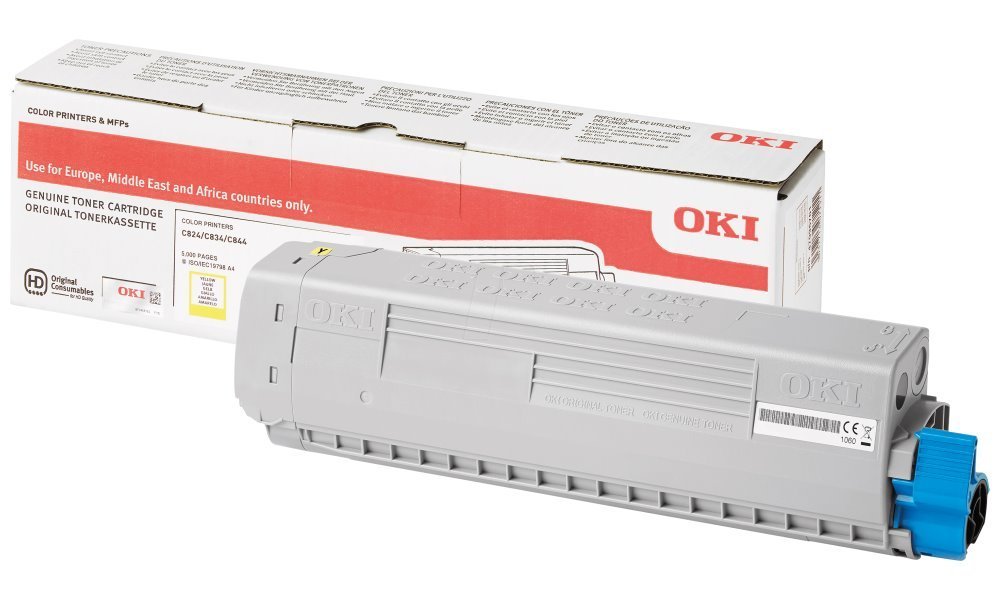 Image of OKI 47095701 sárga (yellow) eredeti toner HU ID 59726