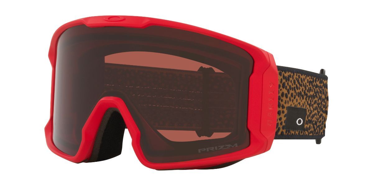 Image of Oakley Óculos de Esquis OO7070 LINE MINER L 7070B5 Óculos de Sol Vermelhos Masculino PRT