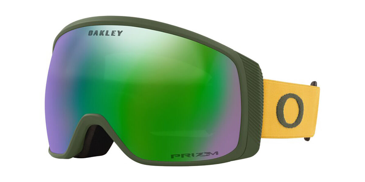 Image of Oakley Óculos de Esquis OO7105 FLIGHT TRACKER M Polarized 710518 Óculos de Sol Verdes Masculino PRT