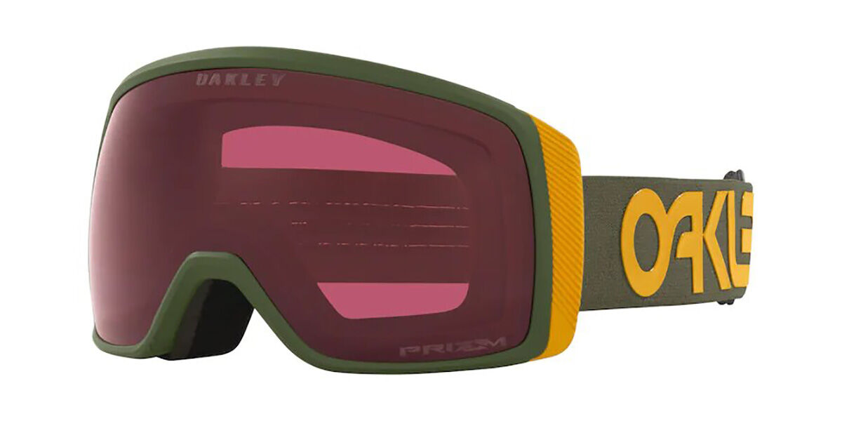 Image of Oakley Óculos de Esquis OO7106 FLIGHT TRACKER S Polarized 710621 Óculos de Sol Verdes Masculino PRT