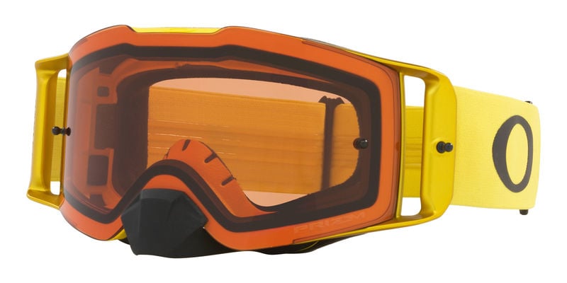 Image of Oakley Goggles Front Line MX Moto Yellow Prizm MX Bronze Taille