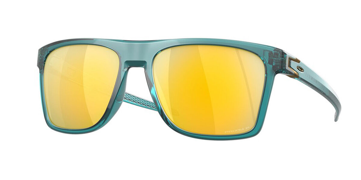Image of Oakley OO9100 LEFFINGWELL Polarized 910006 Óculos de Sol Verdes Masculino BRLPT
