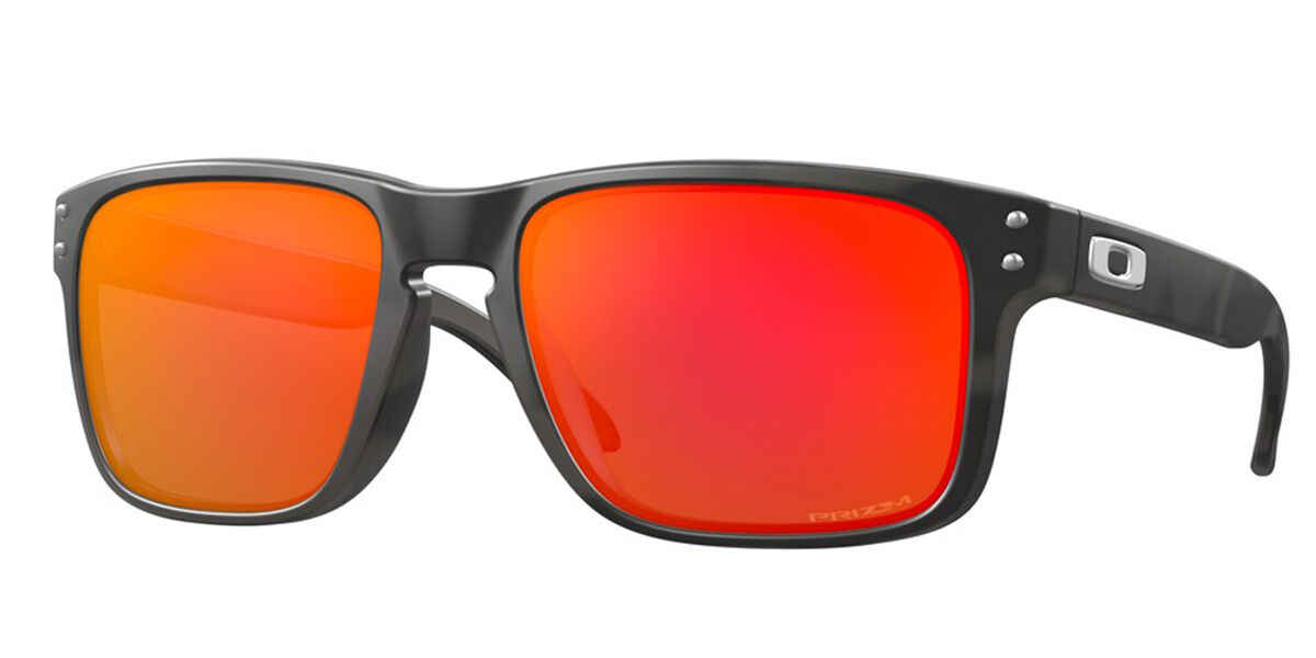 Image of Oakley OO9102 HOLBROOK 9102E9 55 Lunettes De Soleil Homme Noires FR