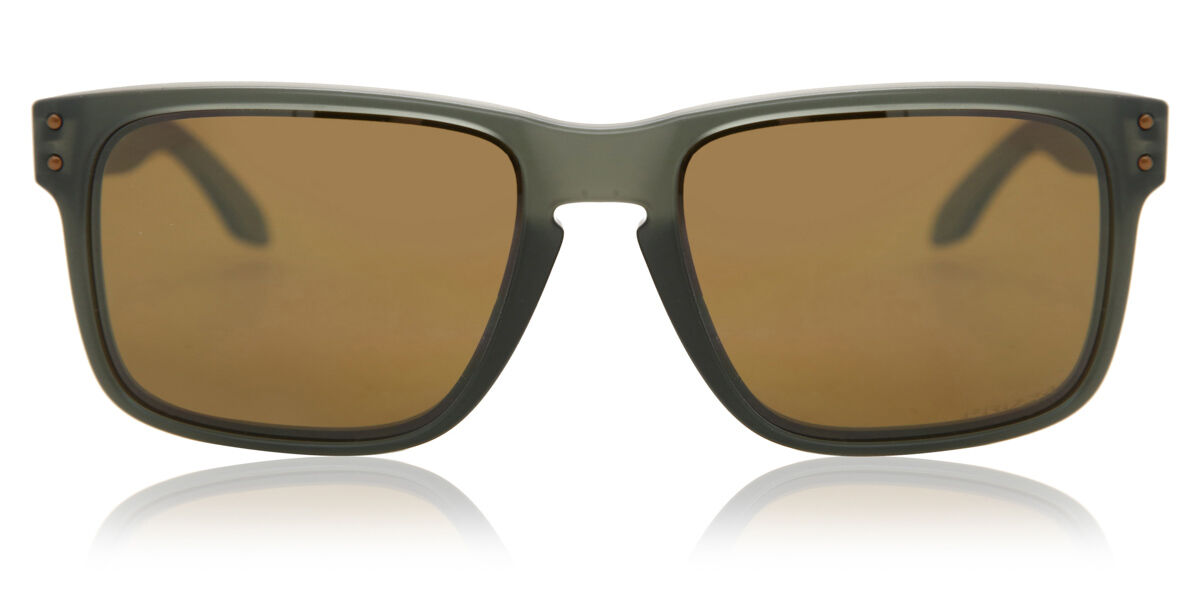 Image of Oakley OO9102 HOLBROOK 9102G6 55 Lunettes De Soleil Homme Vertes FR