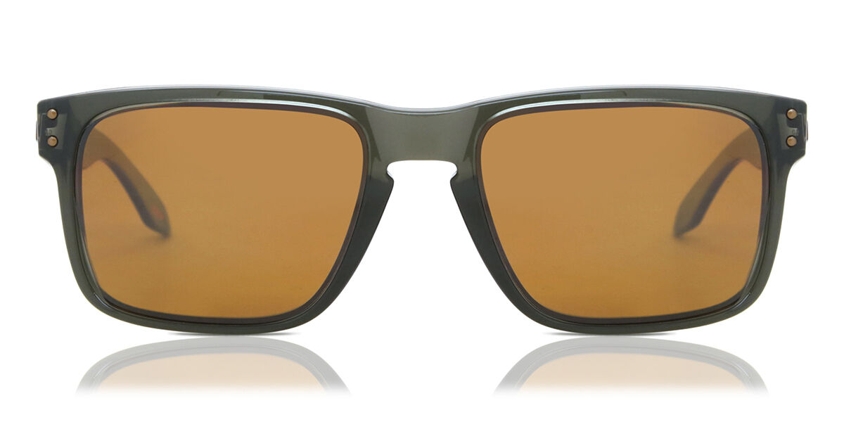 Image of Oakley OO9102 HOLBROOK Polarized 9102W8 Óculos de Sol Verdes Masculino BRLPT