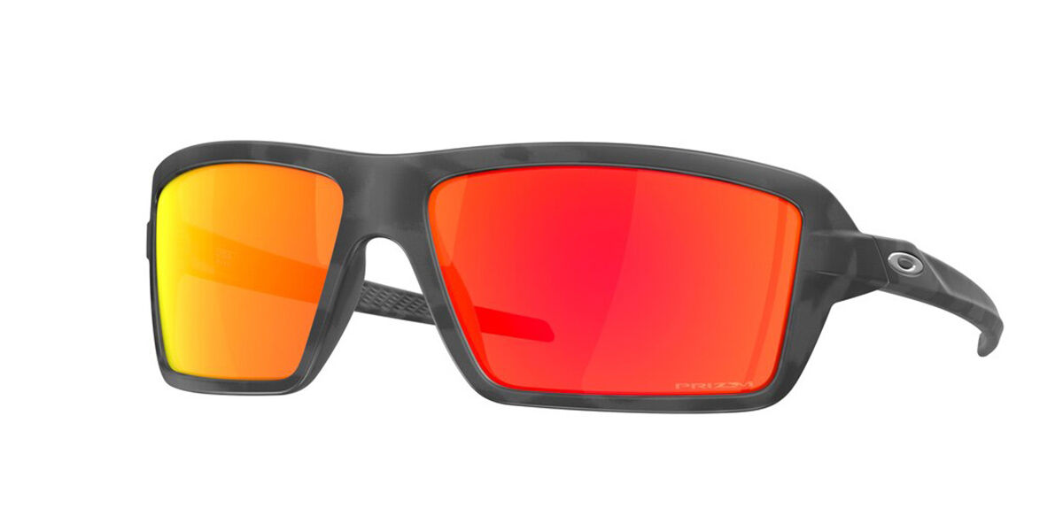 Image of Oakley OO9129 CABLES 912904 Óculos de Sol Pretos Masculino PRT