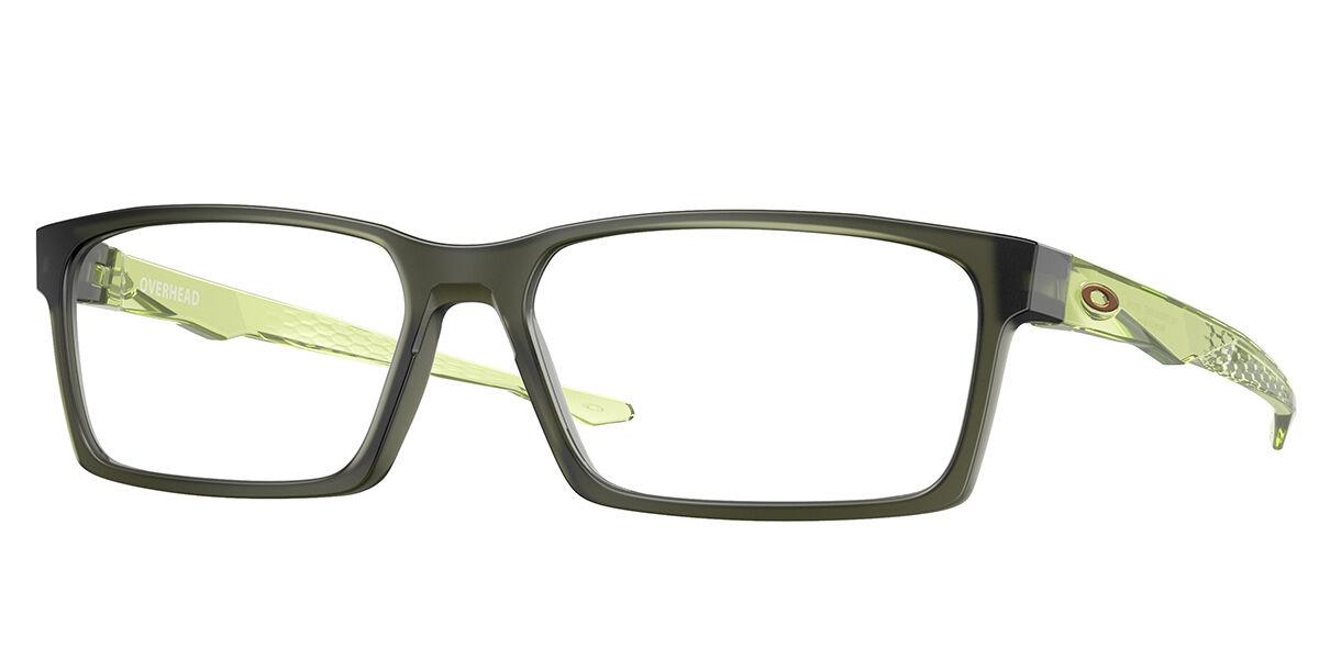 Image of Oakley OX8060 OVERHEAD 806008 Óculos de Grau Verdes Masculino BRLPT