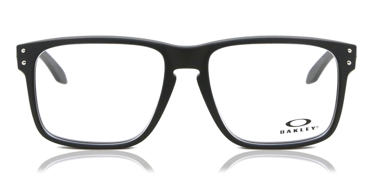 Image of Oakley OX8100F HOLBROOK RX Formato Asiático 810001 Óculos de Grau Pretos Masculino BRLPT