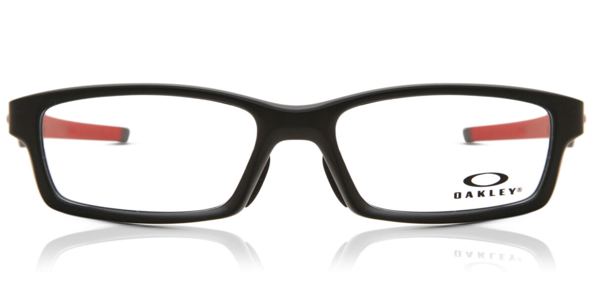 Image of Oakley OX8118 CROSSLINK Formato Asiático 811804 Óculos de Grau Pretos Masculino BRLPT