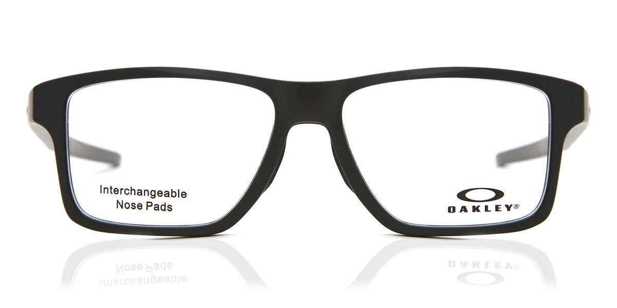 Image of Oakley OX8143 CHAMFER SQUARED 814301 Óculos de Grau Pretos Masculino BRLPT
