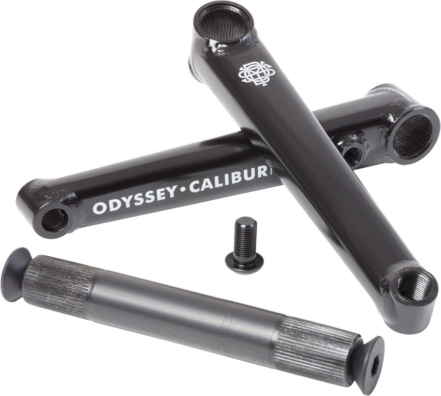 Image of Odyssey Calibur V2 Crankset- Right Hand/Left Hand Drive Rust Proof Black
