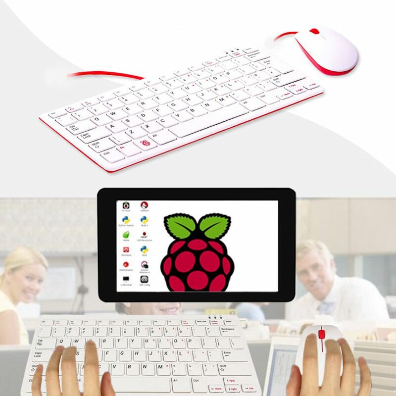 Image of Official Keyboard of Raspberry Pi for Raspberry Pi 4 Model B 3B+ 3B