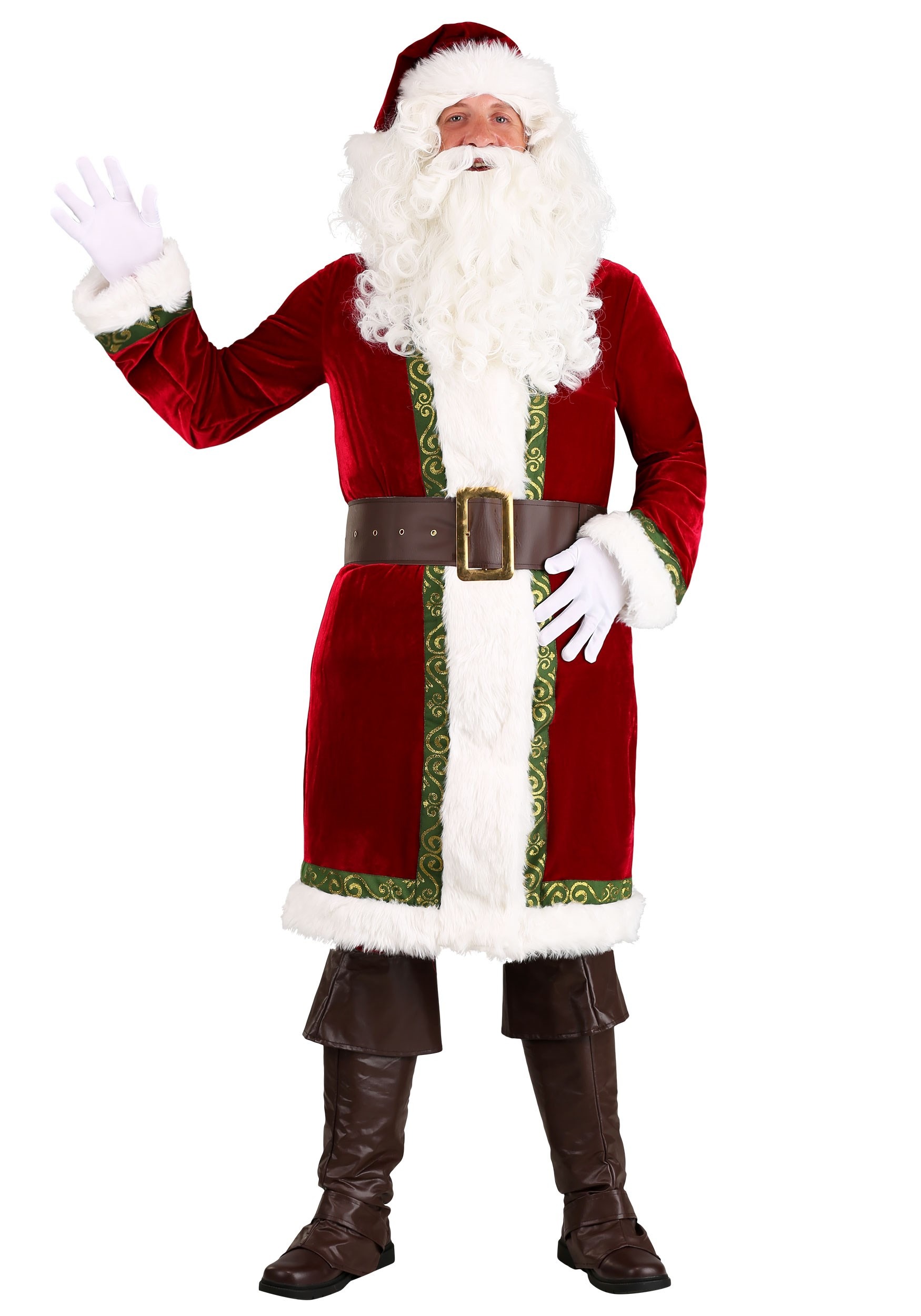 Image of Old Time Santa Claus Adult Costume ID FUN0912AD-L