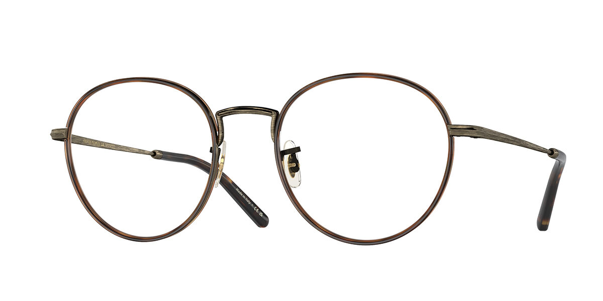 Image of Oliver Peoples OV1333 Sidell 5284 49 Złote Męskie Okulary Korekcyjne PL