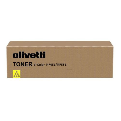 Image of Olivetti B0819 galben (yellow) toner original RO ID 5536