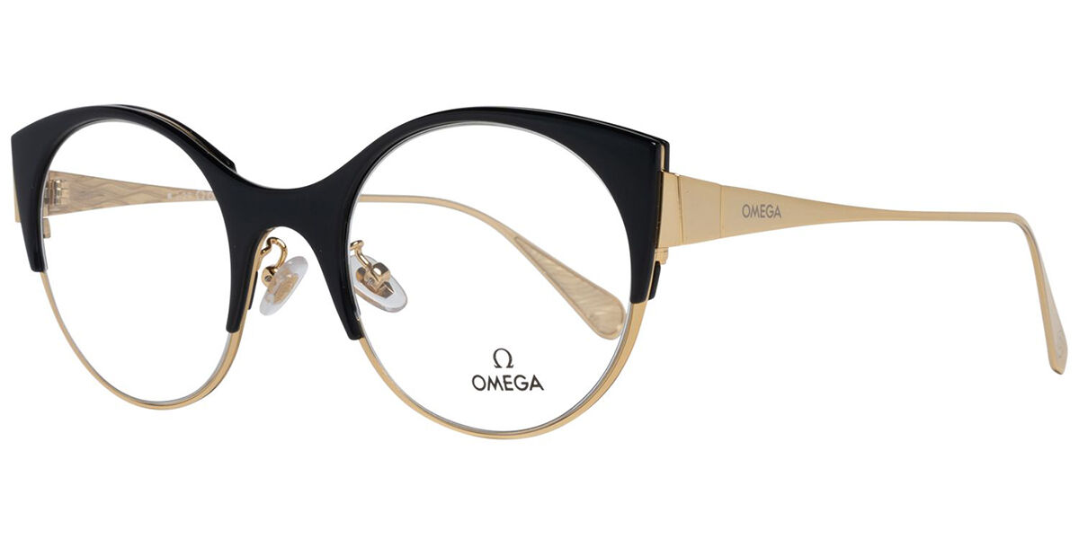 Image of Omega OM5002-H 001 Óculos de Grau Dourados Feminino PRT