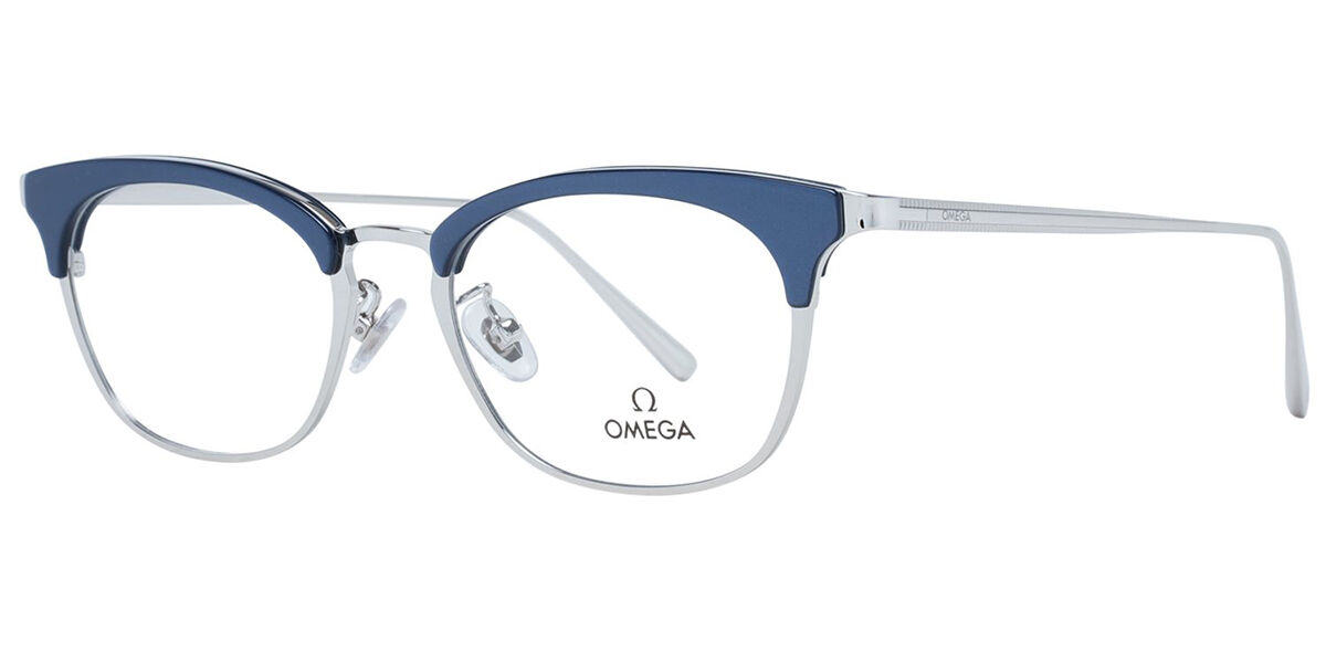 Image of Omega OM5009-H 090 Óculos de Grau Azuis Feminino BRLPT