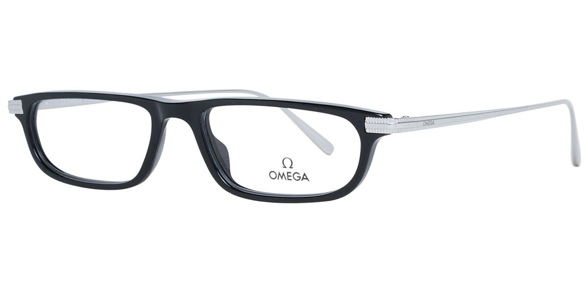 Image of Omega OM5012 01A Óculos de Grau Pretos Masculino PRT