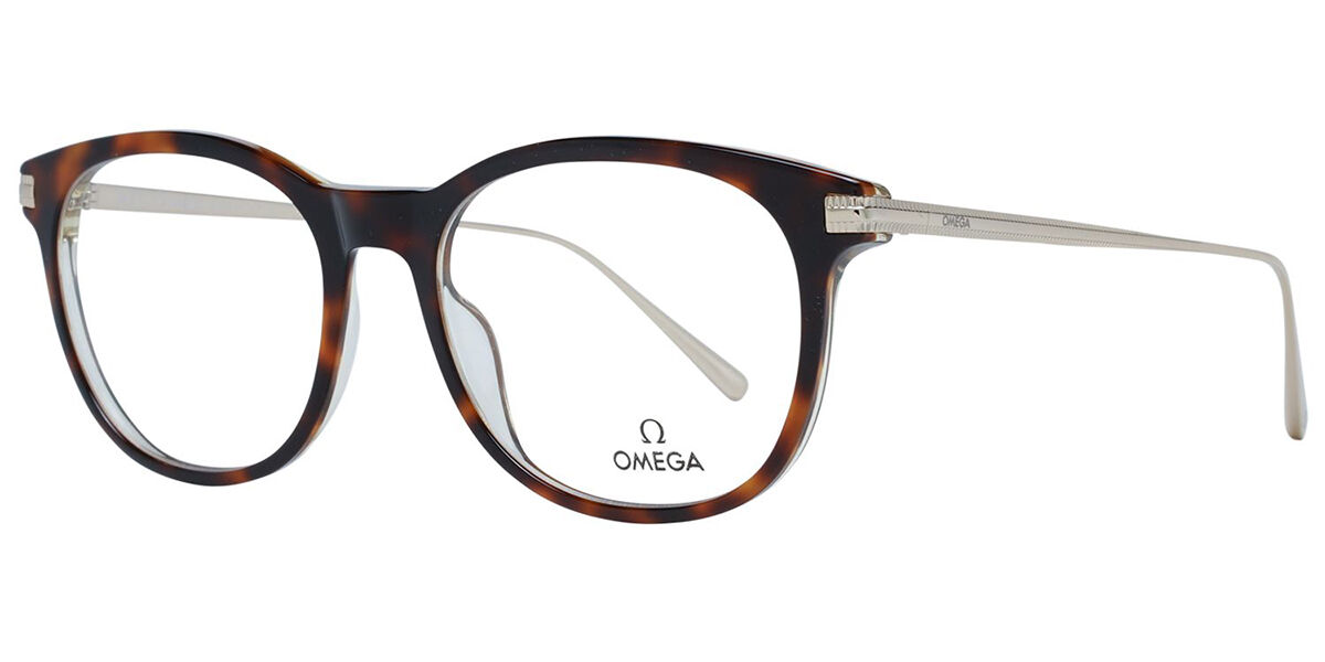 Image of Omega OM5013 056 Óculos de Grau Tortoiseshell Masculino BRLPT