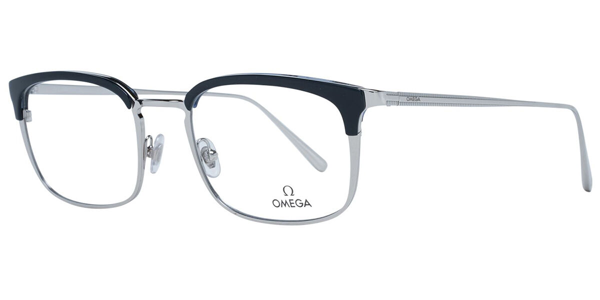 Image of Omega OM5017 092 Óculos de Grau Pretos Masculino BRLPT