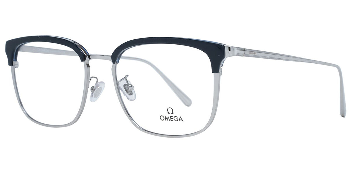 Image of Omega OM5018-H 092 Óculos de Grau Pretos Masculino PRT