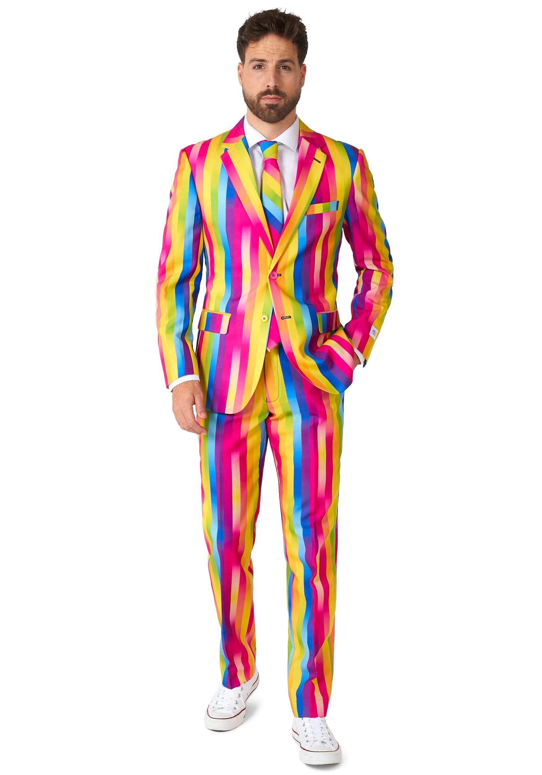 Image of Opposuits Men's Rainbow Glaze Suit ID OSOSUI0138-44