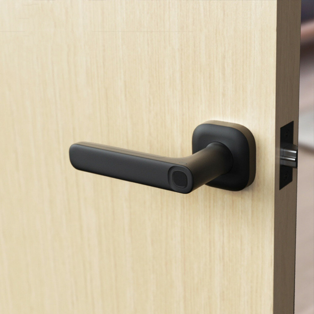 Image of Original YEEUU Reddot Design Award FIDO Single Tongue Simple Smart Door Lock Support Smart Life/Tuya App Electronic Spli