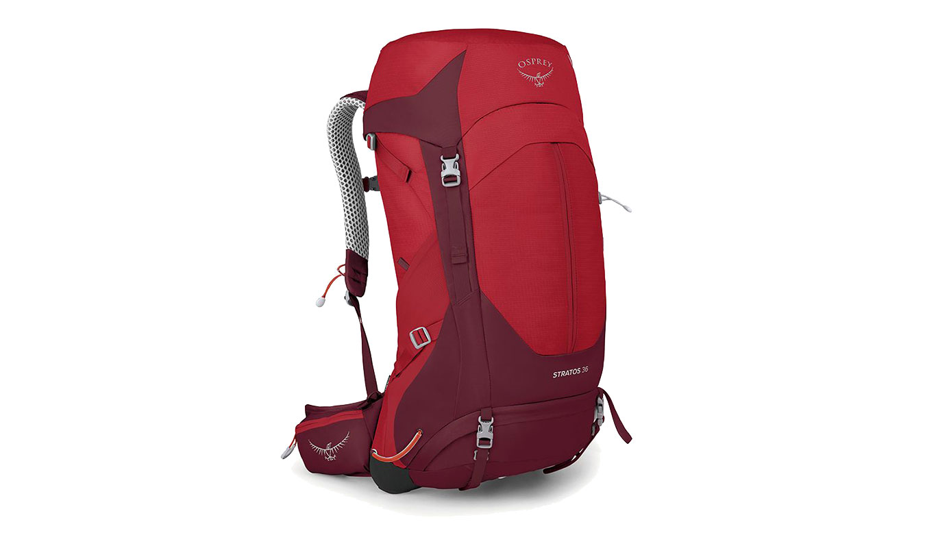 Image of Osprey Stratos 36 Poinsettia Red DE