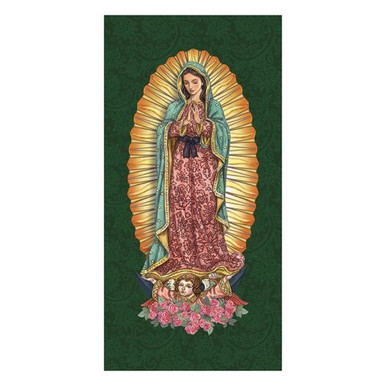 Image of Our Lady of Guadalupe Banner - 2' X 6'