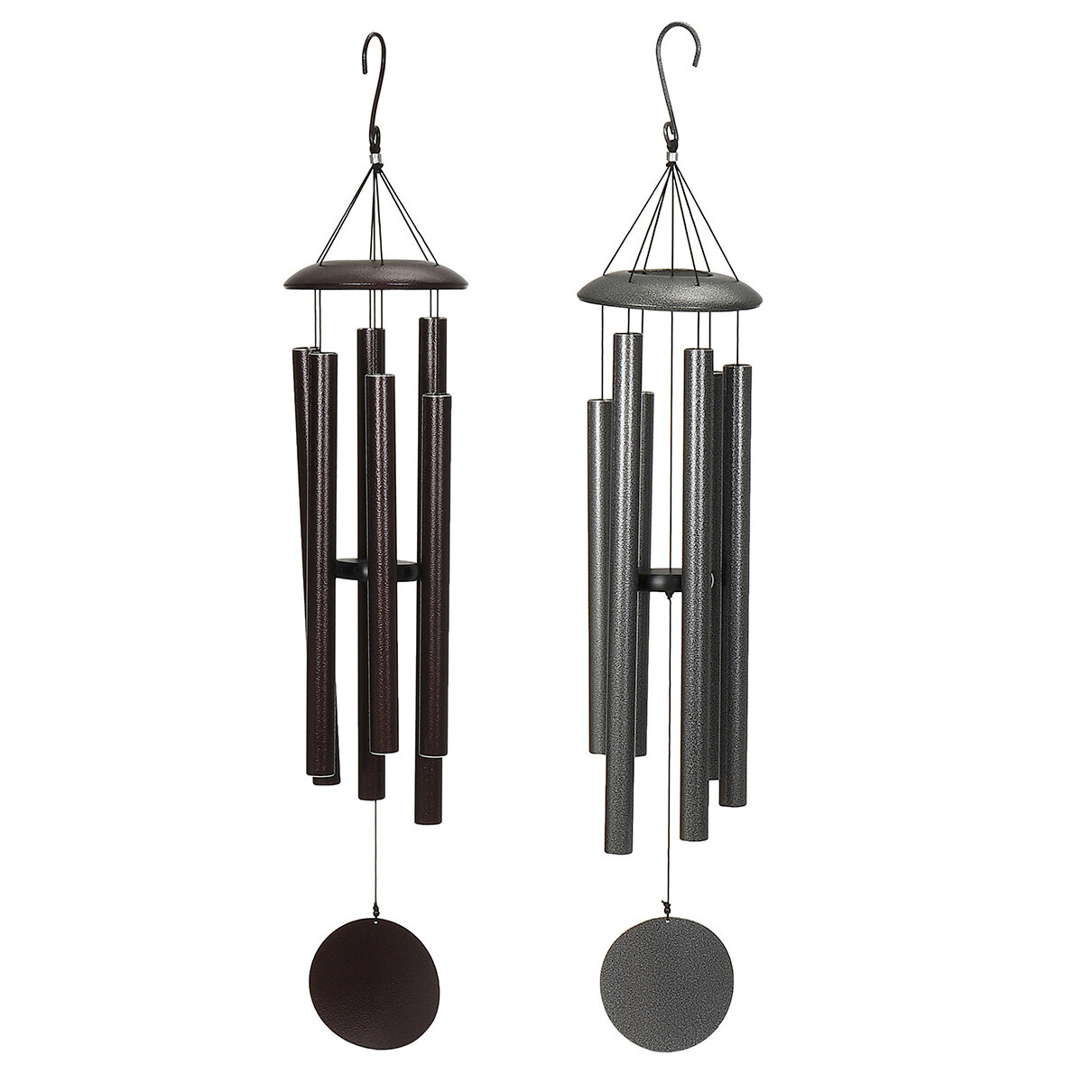 Image of Outdoor Deep Tone Wind Chimes 45° Memorial Wind Chimes Metal Pipe Wind Chime