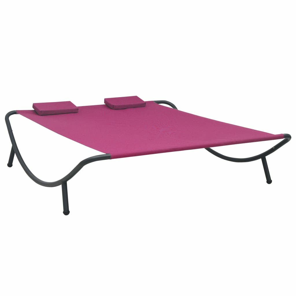 Image of Outdoor Lounge Bed Fabric Pink