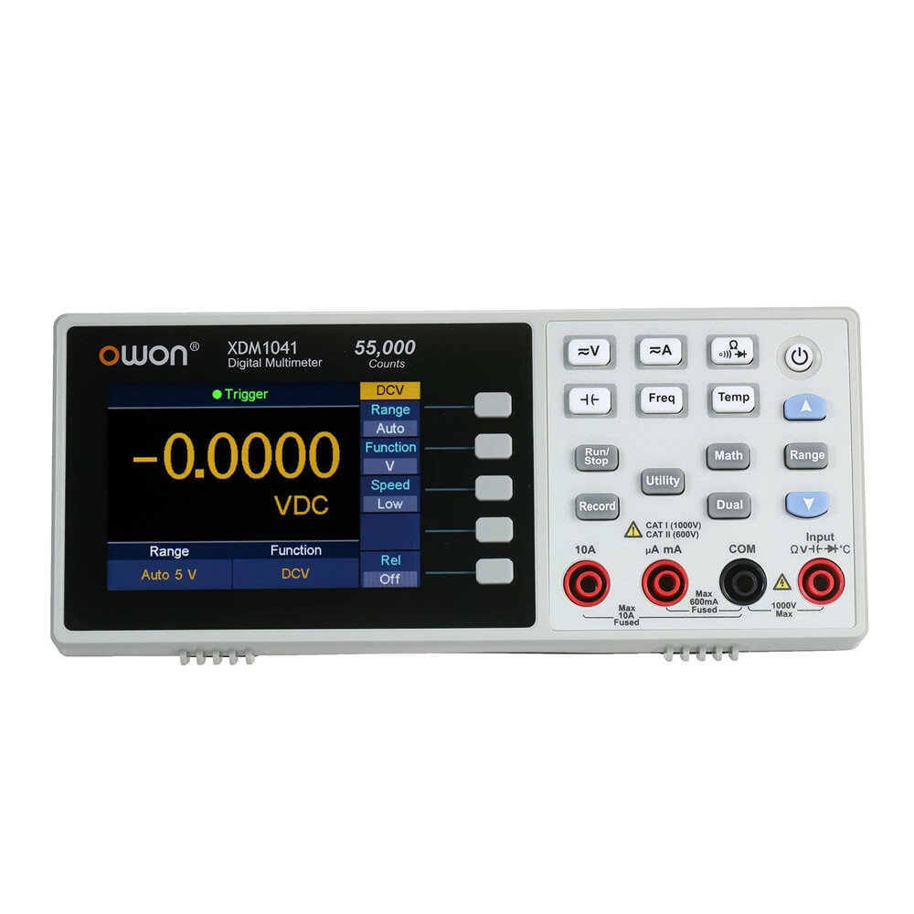 Image of Owon XDM1041 USB Digital Multimeter 55000 Counts High Accuracy Universal Desktop Multimeters Meter with 35-inch TFT LCD