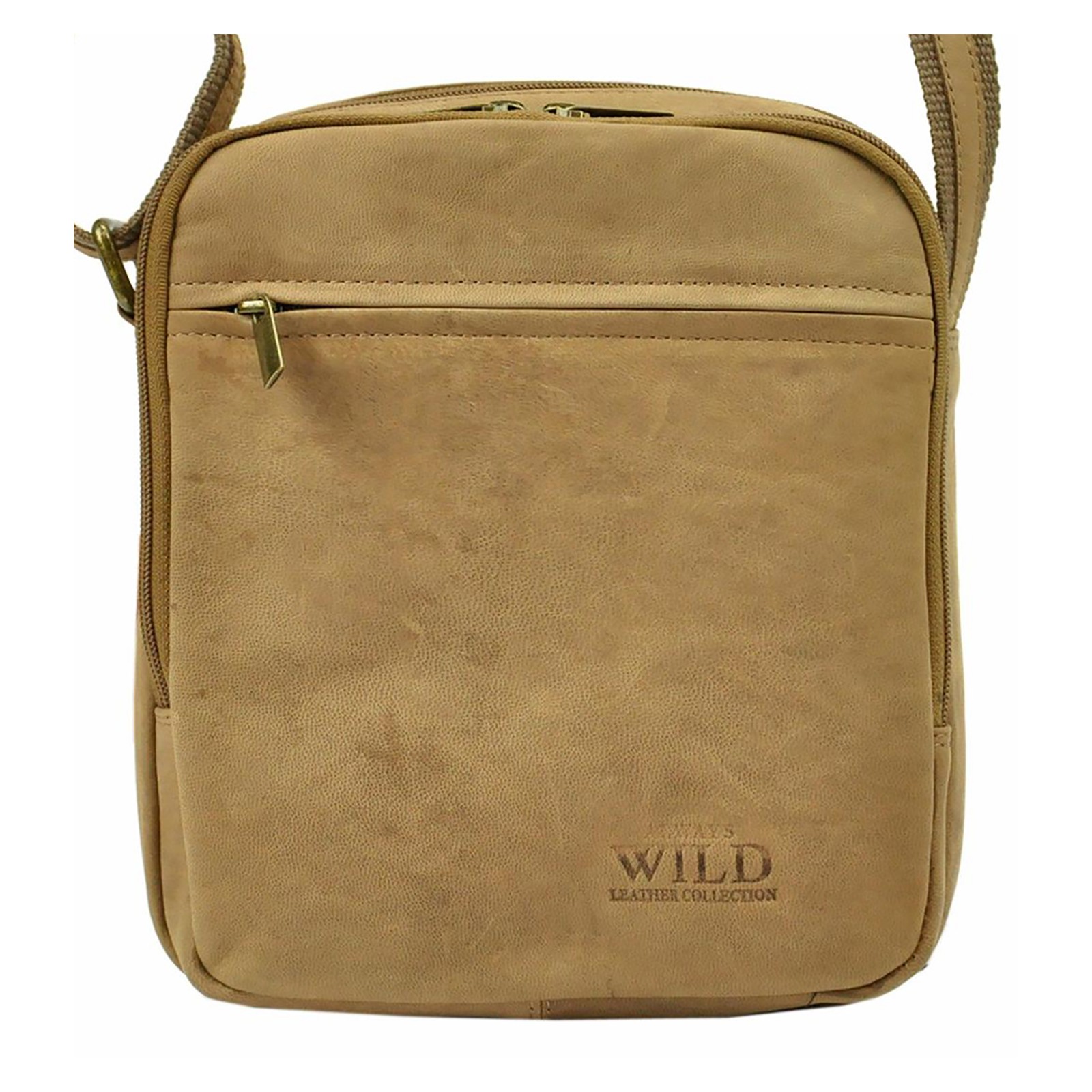 Image of Pánska taška cez rameno Always Wild Nikolas - svetlo hnedá SK